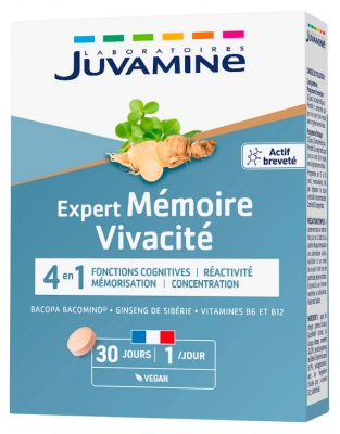 Juvamine Expert Mémoire Vivacité 30 Unités