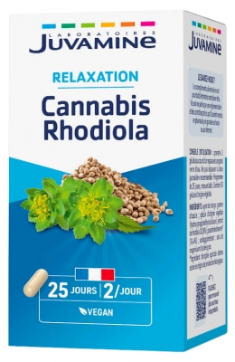 Juvamine Cannabis Rhodiola Relaxation 50 Gélules