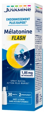 Juvamine Mélatonine Sommeil Flash Spray Buccal 15 ML