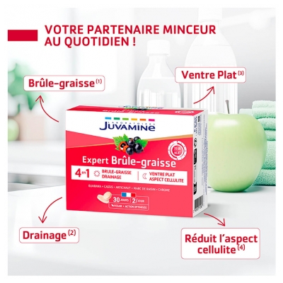 Juvamine Expert Brûle-Graisse Jour/Nuit 2 X 30 Comprimés