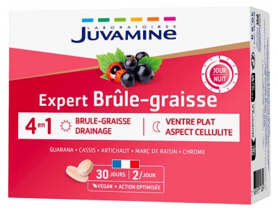 Juvamine Expert Brûle-Graisse Jour/Nuit 2 X 30 Comprimés