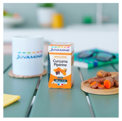 Juvamine Promesses Santé Articulations Curcuma Pipérine 30 Comprimés 