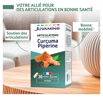 Juvamine Promesses Santé Articulations Curcuma Pipérine 30 Comprimés 