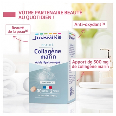 Juvamine Collagène Marin Acide Hyaluronique 60 Unités