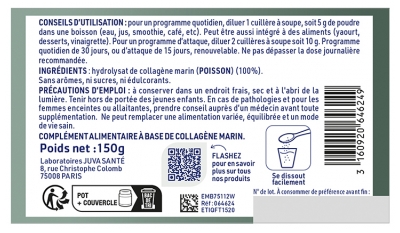 Juvamine Collagène Marin 150 Grammes