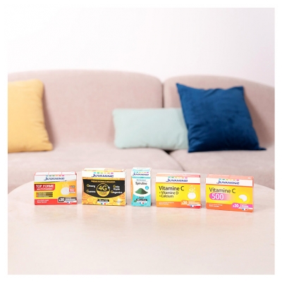 Juvamine Vitamine C + D + Calcium 30 Comprimés Effervescents