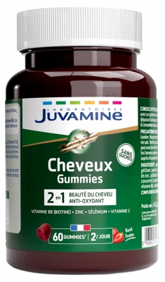 Juvamine Cheveux 2en1 60 Unités