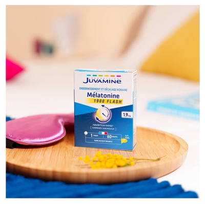 Juvamine Mélatonine Flash 1,9 mg 60 Unités