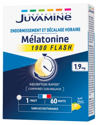 Juvamine Mélatonine Flash 1,9 mg 60 Unités