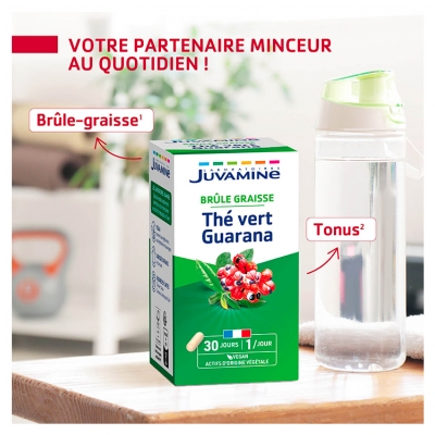 Juvamine Thé Vert Guarana 30 Unités