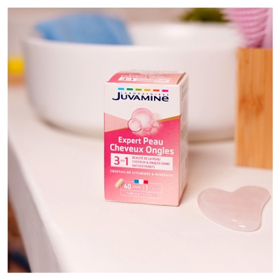 Juvamine Peau Cheveux Ongles Force + Beauté 40 Gélules