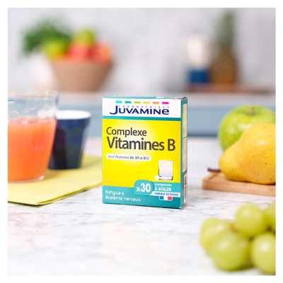Juvamine Complexe Vitamines B Fatigue & Système Nerveux 30 Gélules