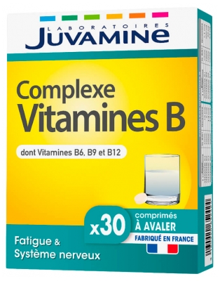 Juvamine Complexe Vitamines B Fatigue & Système Nerveux 30 Gélules