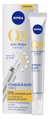 Nivea Q10 Sérum Visage 2en1 Combleur de Rides Ciblé 15 ml