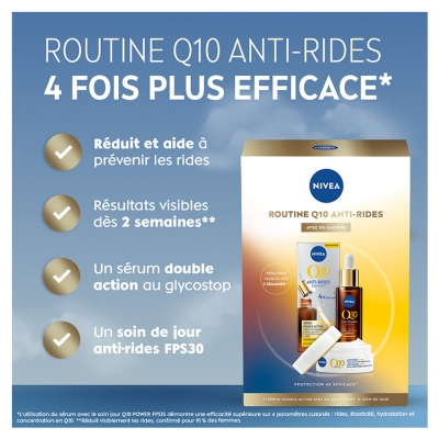 Nivea Q10 Coffret Routine Anti-Rides 2 produits