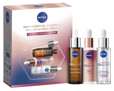 Nivea Skin Boosting Cellular Coffret Routine Sérums pour le Layering