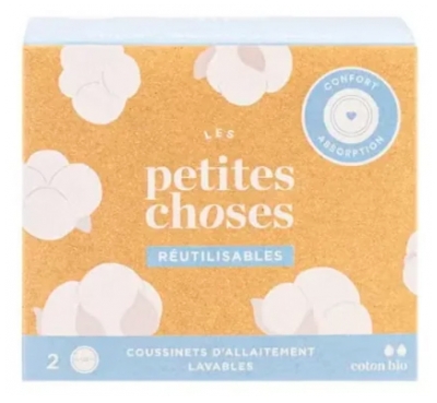 Les Petites Choses Coussinets d'Allaitement Réutilisables 2 Coussinets