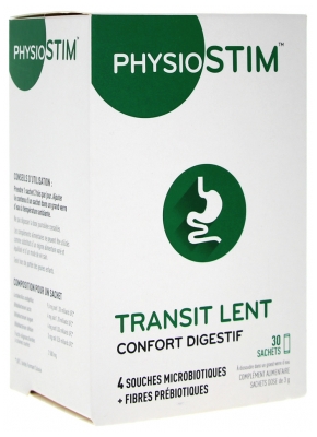 Physiostim Transit Lent - 30 Sachets Doubles