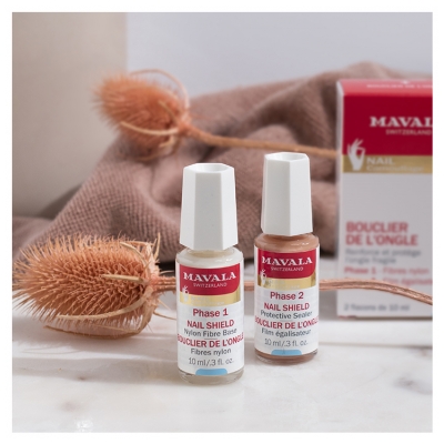 Mavala Bouclier L'Ongle Renforce & Protège L'Ongle Fragile 2 x 10 ML