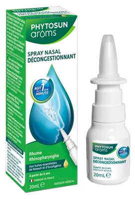 Phytosun Arôms Spray Nasal Décongestionnant dès 6 ans 20 ml