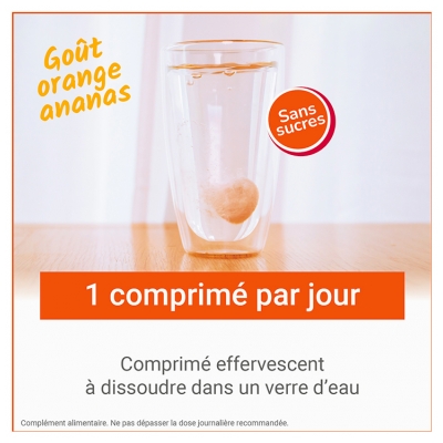Vitascorbol C1000 15 Comprimés - Goût : Orange/Ananas