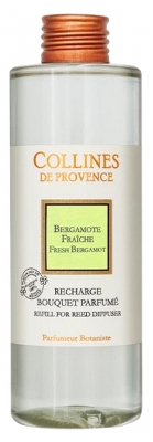 Collines de Provence Recharge de Bouquet Parfumé 200 ML - Senteur : Bergamote Fraîche