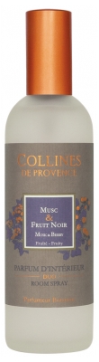 Collines de Provence Parfum d'Intérieur Duo Spray 100 ML - Senteur : Musc & Fruit Noir