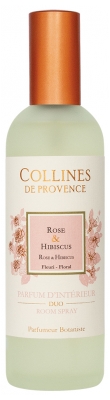 Collines de Provence Parfum d'Intérieur Duo Spray 100 ML - Senteur : Rose & Hibiscus