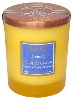 Collines de Provence Bougie Duo 180 Grammes - Senteur : Néroli & Fleur de Coton