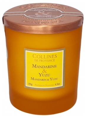 Collines de Provence Bougie Duo 180 Grammes - Senteur : Mandarine & Yuzu