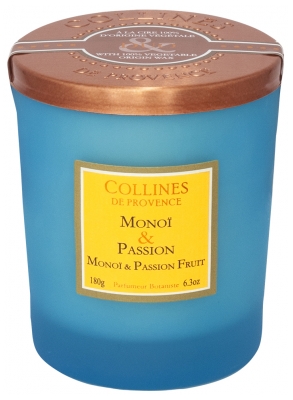 Collines de Provence Bougie Duo 180 Grammes - Senteur : Monoï & Passion