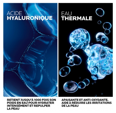 La Roche-Posay Hydraphase HA Riche Crème Hydratante à l'Acide Hyaluronique 40 ml + Eau Micellaire Ultra Peaux Sensibles 50 ml Offert
