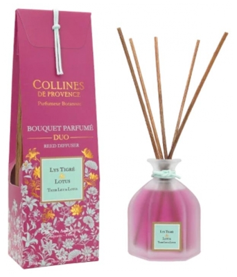 Collines de Provence Bouquet Parfumé DUO 100 ML - Senteur : Lys Tigré & Lotus