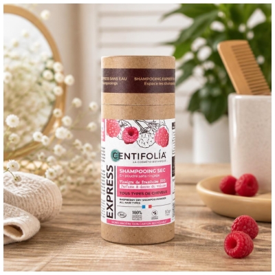 Centifolia Shampoing Sec en Poudre Tous Types de Cheveux Bio 30 Grammes
