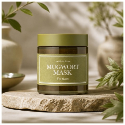 I'm From Mugwort Masque Visage 110 g