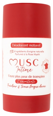 Musc Intime Déodorant Naturel Parfum Rose Mystik 50 g