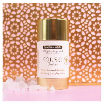 Musc Intime Déodorant Naturel Parfum Monoï Oriental 50 g