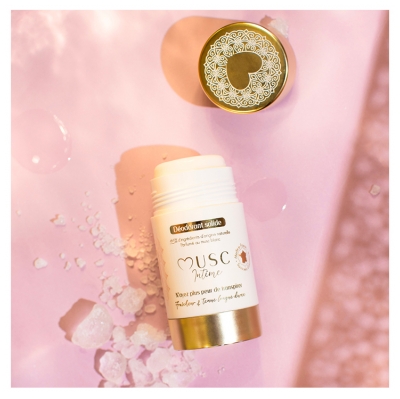 Musc Intime Déodorant Naturel Parfum Monoï Oriental 50 g