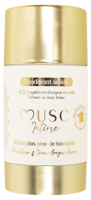 Musc Intime Déodorant Naturel Parfum Monoï Oriental 50 g