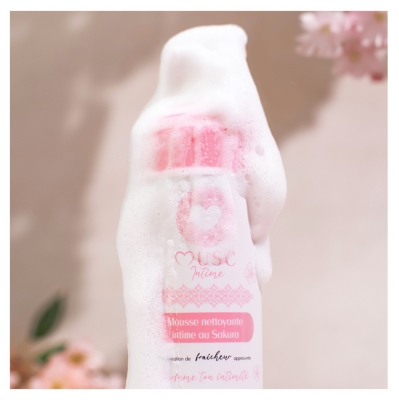Musc Intime Mousse Nettoyante Intime Parfum Sakura 150 ml 