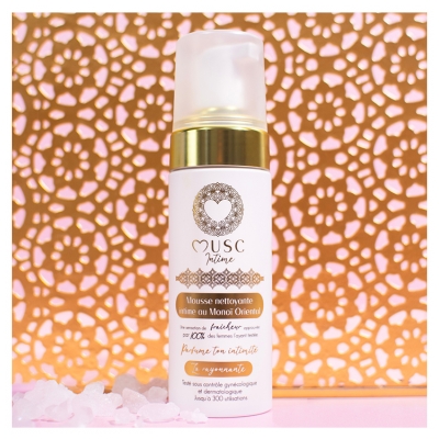 Musc Intime Mousse Nettoyante Intime Parfum Monoï Oriental 150 ml
