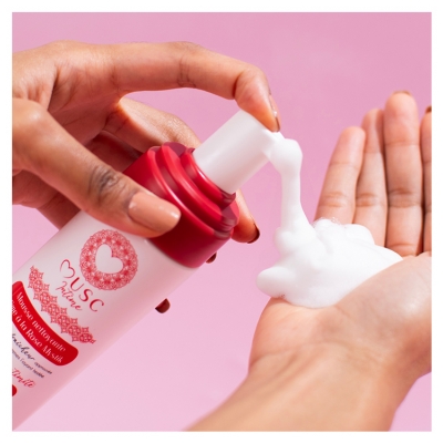 Musc Intime Mousse Nettoyante Intime Parfum Rose Mystik 150 ml