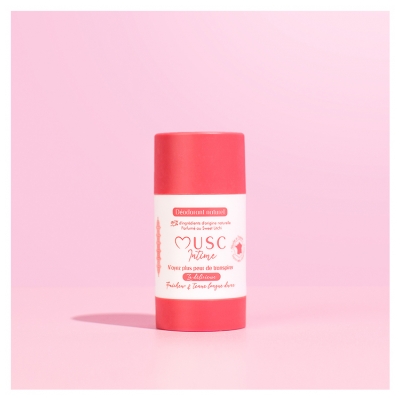 Musc Intime Déodorant Naturel Parfum Sweet Litchi 50 g
