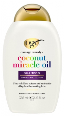 Ogx Shampoing Huile Miracle Coco Cheveux Abîmés 385 ml