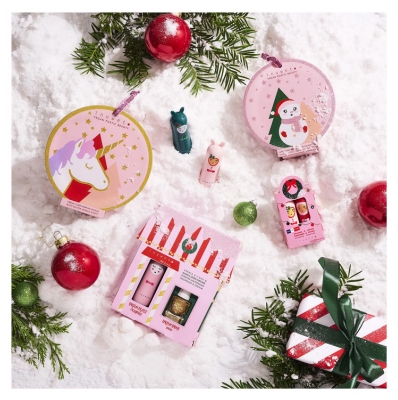 Inuwet Coffret Baume à Lèvres 3,5 Grammes + Vernis Parfumé à l'Eau Papaye 5 ML