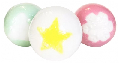 Inuwet Coffret Bubble Star 3 Boules de Bain 