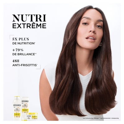 Dessange Nutri-Extrême Soin Démêlant Anti-Dessèchement Cheveux Secs 225 ml