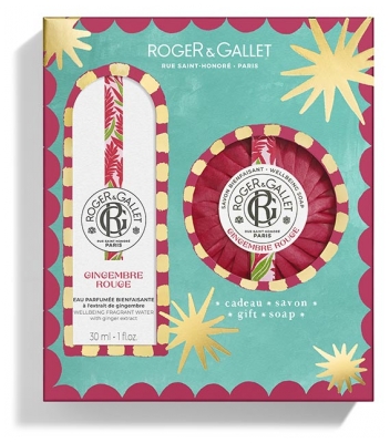 Roger & Gallet Gingembre Rouge Eau Parfumée 30 ml + Savon 100 g Offert