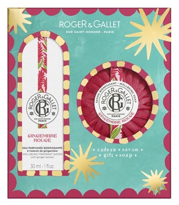 Roger & Gallet Gingembre Rouge Eau Parfumée 30 ml + Savon 100 g Offert