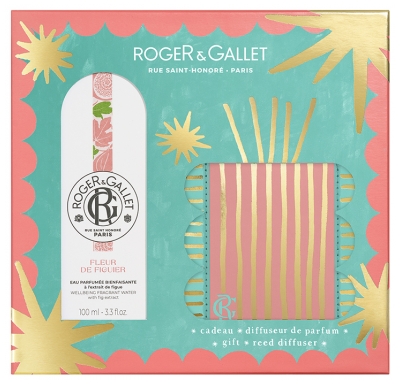 Roger & Gallet Fleur de Figuier Eau Parfumée 100 ml + Diffuseur de Parfum Offert